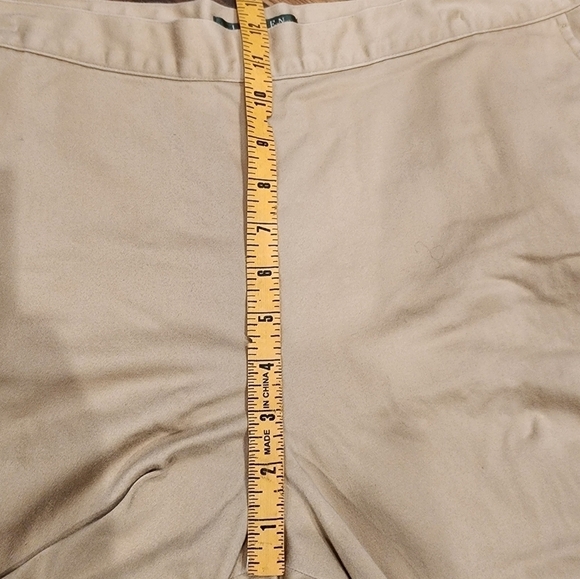 Lauren Ralph Lauren High Rise High Waisted Wide Leg Ankle Pants - Picture 9 of 12